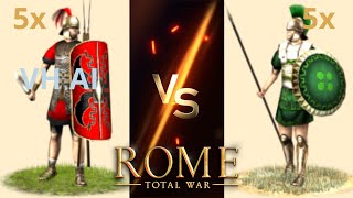 Can 5 Hoplite Mercenaries Beat 5 Principes on Very Hard Difficulty in OG Rome Total War [upl. by Robaina]