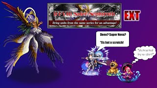 FFBE  How to Survive the Damage of Safer Sephiroth EXT and clear it if you want [upl. by Audley940]