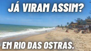 😎 EM RIO DAS OSTRAS HOJE  120224 🔴 Fui conferir essa praia 👉riodasostras [upl. by Nemrak175]