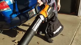 WORX Turbine Fusion Leaf Blower Vacuum W Disposal Unboxed amp Tested By MrAlanC [upl. by Brana]