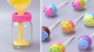 So Yummy Cake Pops Decorating Tutorials  Amazing Chocolate Cake Hacks  Easy Cake Recipes [upl. by Anoed]