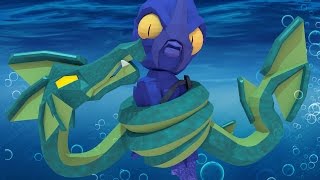 Minecraft Villains  SCARY SEA SERPENT vs KRAKEN KID Minecraft Roleplay [upl. by Krock69]