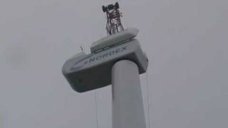 Assembly of a Wind turbine  Montaggio di una torre eolica [upl. by Jurdi]