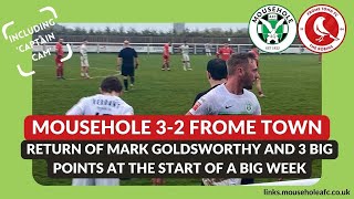 👉 MOUSEHOLE 32 FROME TOWN  MATCH GOALS amp INTERVIEWS [upl. by Lafleur]