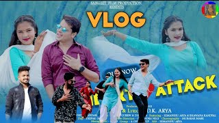 Heart Attack Song Shooting Vlog  Bhawana Kandpal  Himanshu Arya  DK Arya  Mubarak Mark Vlogs [upl. by Eivla]