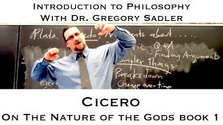 Cicero On the Nature of the Gods book 1  Introduction to Philosophy [upl. by Yellac]