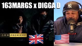 AMERICAN 🇺🇸 REACTS TO 🇬🇧 163Margs  Hide And Seek Feat Digga D [upl. by Colbye961]