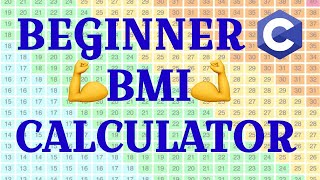 How to make a BMI Calculator in C [upl. by Elleinnod]