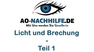 TOTALREFLEXION – Reflexion amp Brechung von Licht  Physik Tutorial [upl. by Einuj]