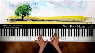 Way Back Home  숀 SHAUN  Piano cover 피아노 커버 [upl. by Iuqcaj587]