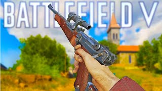 This Gun OWNS Flanking 👑 P08 Carbine Battlefield 5 [upl. by Ebag]