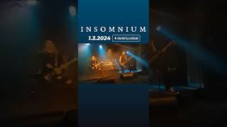 Insomnium  Live  KerubiJoensuu Finland 132024 [upl. by Gilbye878]