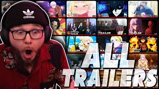 I Watched ALL ANIME TRAILERS For WINTER 2024 [upl. by Atiuqad331]