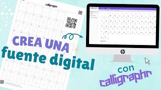 Como hacer tu propia tipografía GRATIS ⌨️ fuente digital con calligraphr ✨ Tomásnotas [upl. by Irabaj382]