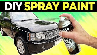 How To Rattle Can Spray Paint amp Clear coat Your Car  EASY with PRO RESULTS  PART 2 [upl. by Hamian]