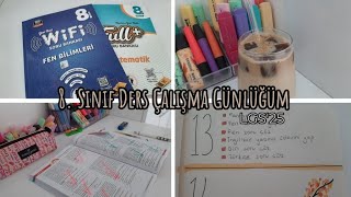 8Sınıf Ders Çalışma Günlüğüm📚 LGS25 [upl. by Anaul]