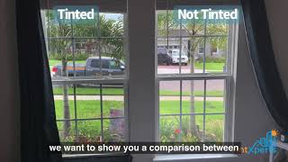 Ceramic Window Tint comparison for Houses with double pane windows Orlando FL  TintXperts [upl. by Rosol]