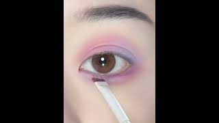 Eye makeup tutorial  ✨Utopian Vibes Soft Pink Mist amp Lavender Eyeshadow Look✨ [upl. by Dauf]