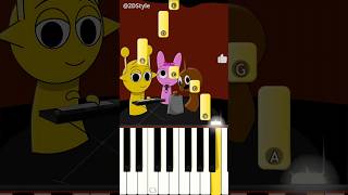 Music group Animation Sprunki 2DStyle  Piano Cover [upl. by Atews]