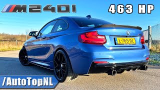 463HP BMW M240i  REVIEW on AUTOBAHN NO SPEED LIMIT by AutoTopNL [upl. by Link588]