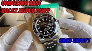 UNBOXING BEST ROLEX SUPERCOPY [upl. by Ratcliffe]