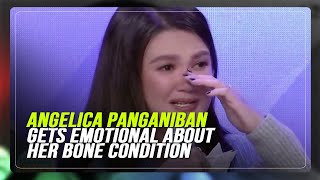 Angelica Panganiban gets emotional about her bone condition  ABSCBN News [upl. by Yasdnil585]