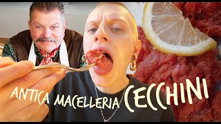 A pranzo da DARIO CECCHINI allANTICA MACELLERIA più famosa dItalia 🥩🍷 [upl. by Nerua]