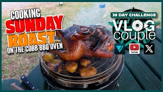 Cooking Sunday Roast Chicken amp trimmings on the Cobb BBQ Grill [upl. by Pincus]