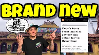 Knott’s Berry Farm rolls out a payperride option available in the mobile app after 2pm [upl. by Willmert724]