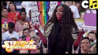 Steven Universe  Stronger Than You  Estelle Performs LIVE MUSIC VIDEO  Cartoon Network [upl. by Llemert]