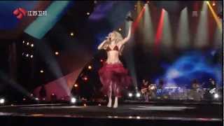 Shakira Hips Dont Lie Live China Concert YouTube [upl. by Aiotal]