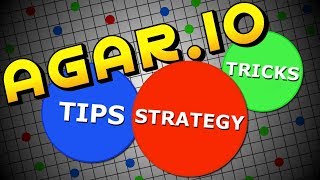 Tips Tricks and Strategies for agario – How to be 1 on the leaderboard [upl. by Ebbarta]