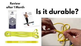 Boldfit resistance band Review after use  Should i Buy [upl. by Eckel247]