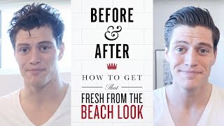 How to Get The Beach Hair Look  Easy Ocean Wave Hair Products  Cremo [upl. by Arnold627]