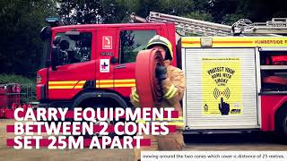 Equipment carry Firefighter Selection Test Rural test [upl. by Aseral]