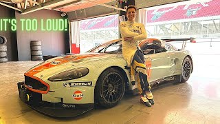 200MPH In Straight Piped Le Mans Race Car Aston Martin DBR9 [upl. by Sirahs]