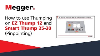 How to use Thumping on EZ Thump 12 and Smart Thump 2530 Pinpointing [upl. by Bryon965]