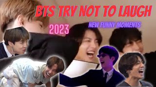 Bts Try Not To Laugh ChallengeNew2023 [upl. by Nylsirk272]