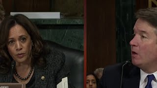 WATCH Kamala Harris questions Brett Kavanaugh [upl. by Rialc]