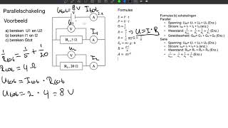 Rekenen aan een parallelschakeling 3hv [upl. by Barmen]