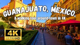 A walking tour of Guanajuato Mexico in 4K Chill Music [upl. by Saloma]