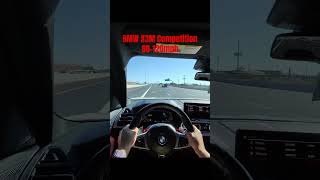 POV BMW X3M COMPETITION ON THE HIGHWAY [upl. by Yusem]