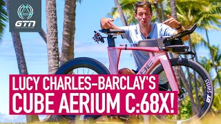 Lucy CharlesBarclays Cube Aerium C68X Prototype  Ironman World Championship Bikes 2022 [upl. by Origra]