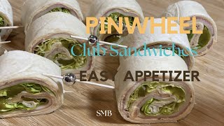 Club Sandwich Pinwheels  How to make Simple Pinwheels  appetizer [upl. by Tesler]