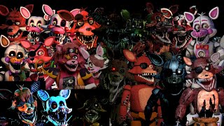 Fnaf Song Todos los Foxys 🦊Especial 500 y 510 hasta 590 Subs [upl. by Shafer]