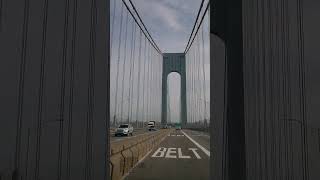 Driving across the Verrazzano Narrows Bridge NYC [upl. by Langer]