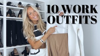 10 WORKWEAR OUTFIT IDEAS  What to wear to the office [upl. by Estella]