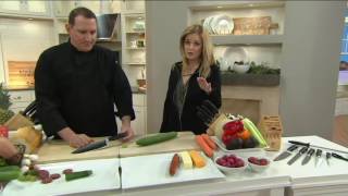 Zwilling JA Henckels Four Star 8 pc Knife Block Set on QVC [upl. by Summons]