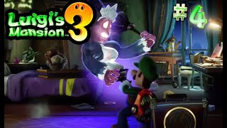 Luigis Mansion 3 Part 4  Ghostly Turndown Service with commentary Switch [upl. by Cher]