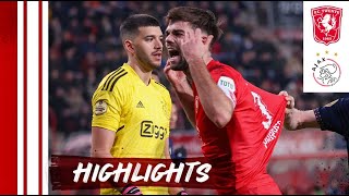 EINDE bekeravontuur na MINIMAAL verlies  FC Twente  Ajax 09022023  Highlights [upl. by Norvin247]